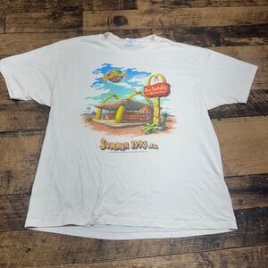 Hanes‎ Vintage McDonald's Flintstones Summer 1994 T-Shirt XL